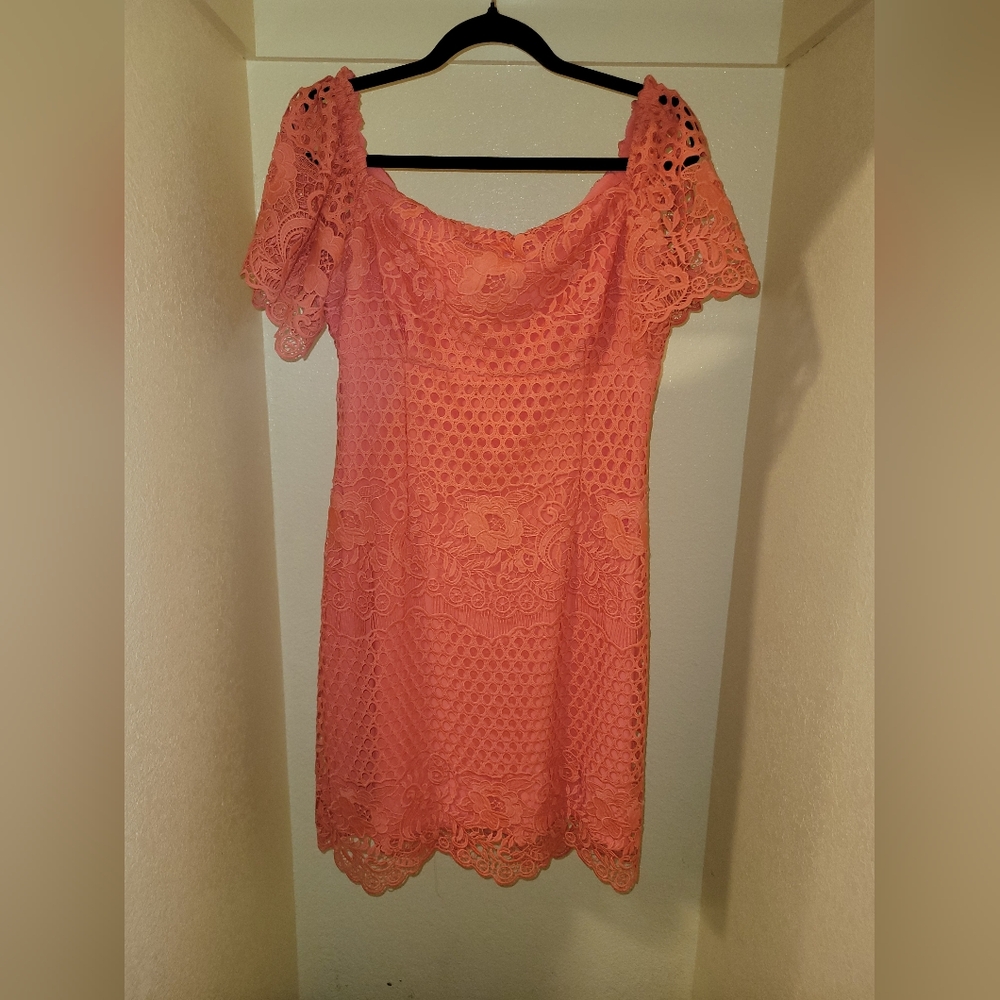 Lauren Ralph Lauren Womens Coral Dress Size 12